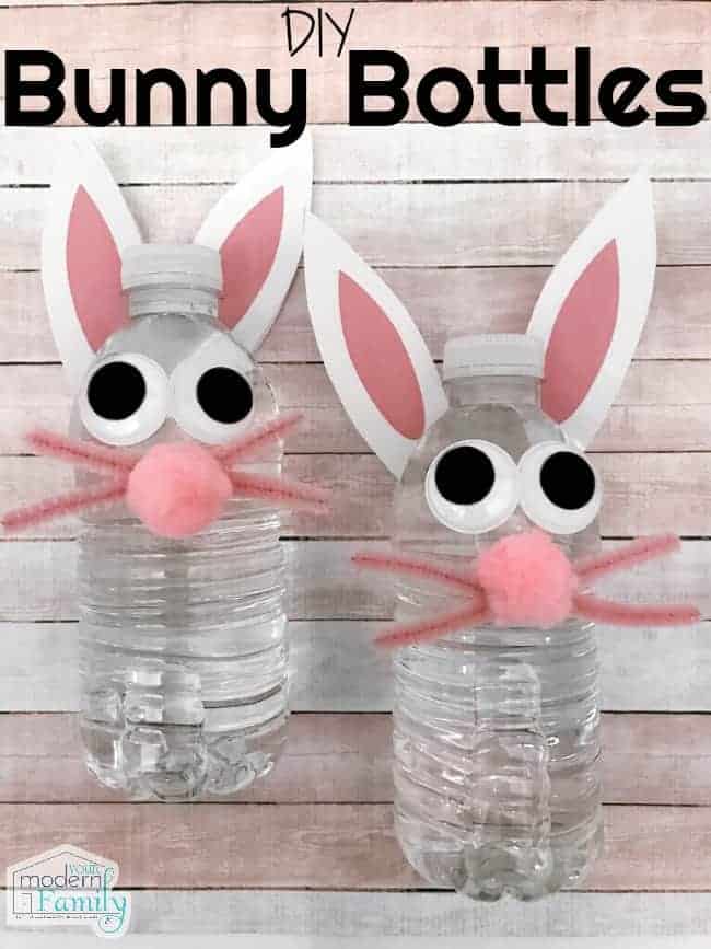 Bouteilles d'eau pour lapins (Motifs d'impression - Gratuits)