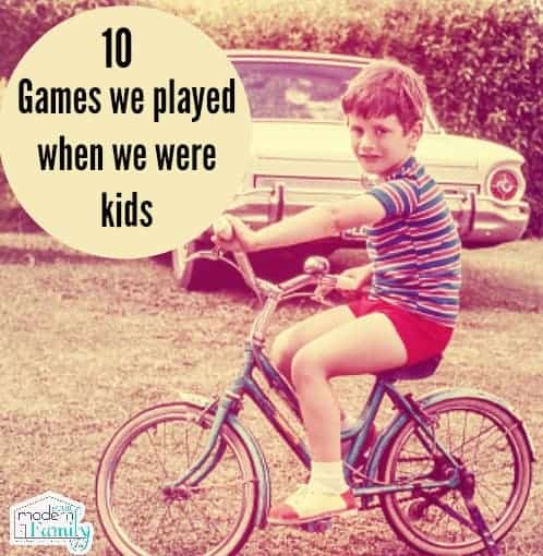jeux auxquels nous jouions étant enfants